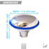 Polished Billet Aluminum Nostalgic Custom Shift Knob with 4 Color O-Ring Options
