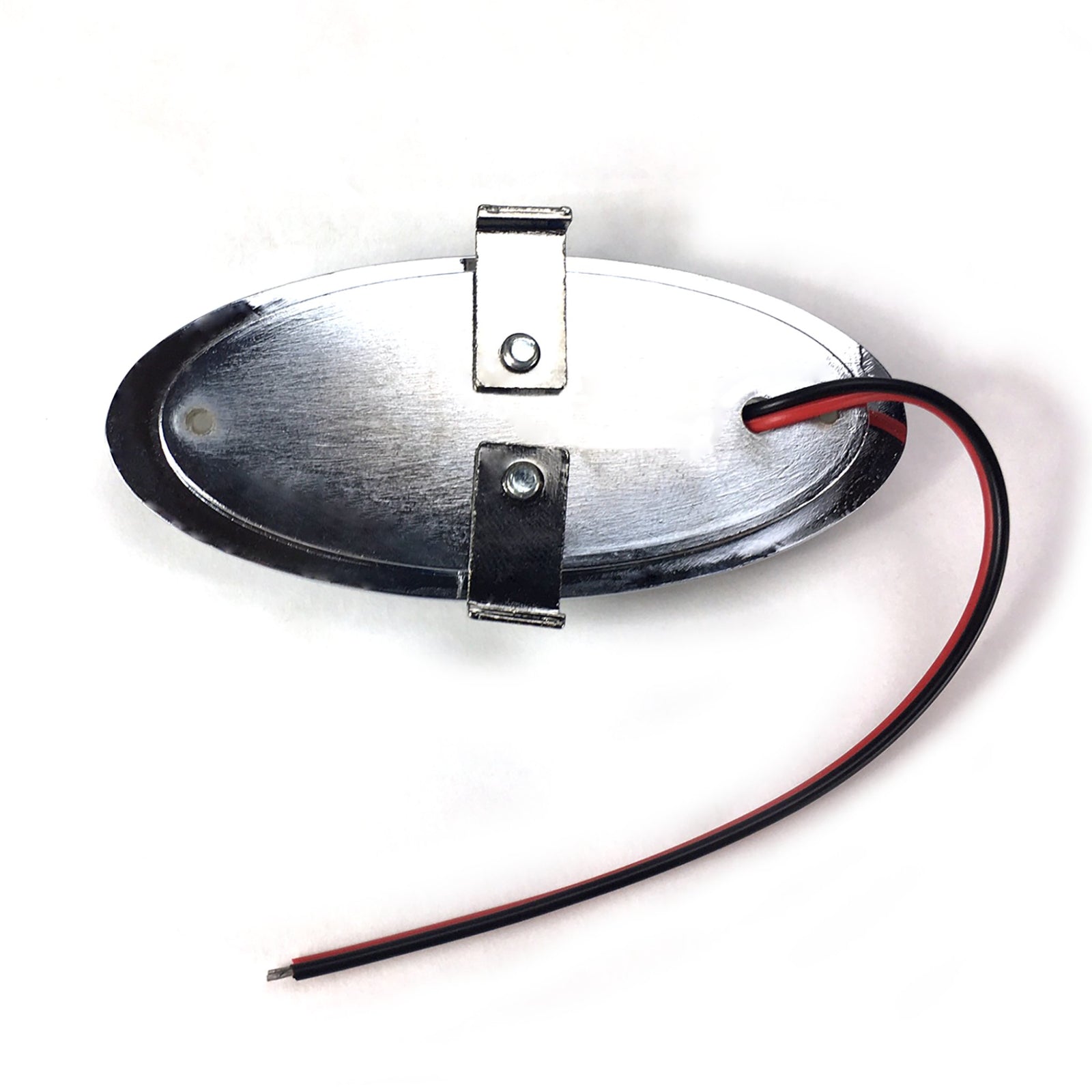 Billet Chrome Oval Universal Bright LED Interior Dome Light Courtesy Map Trunk