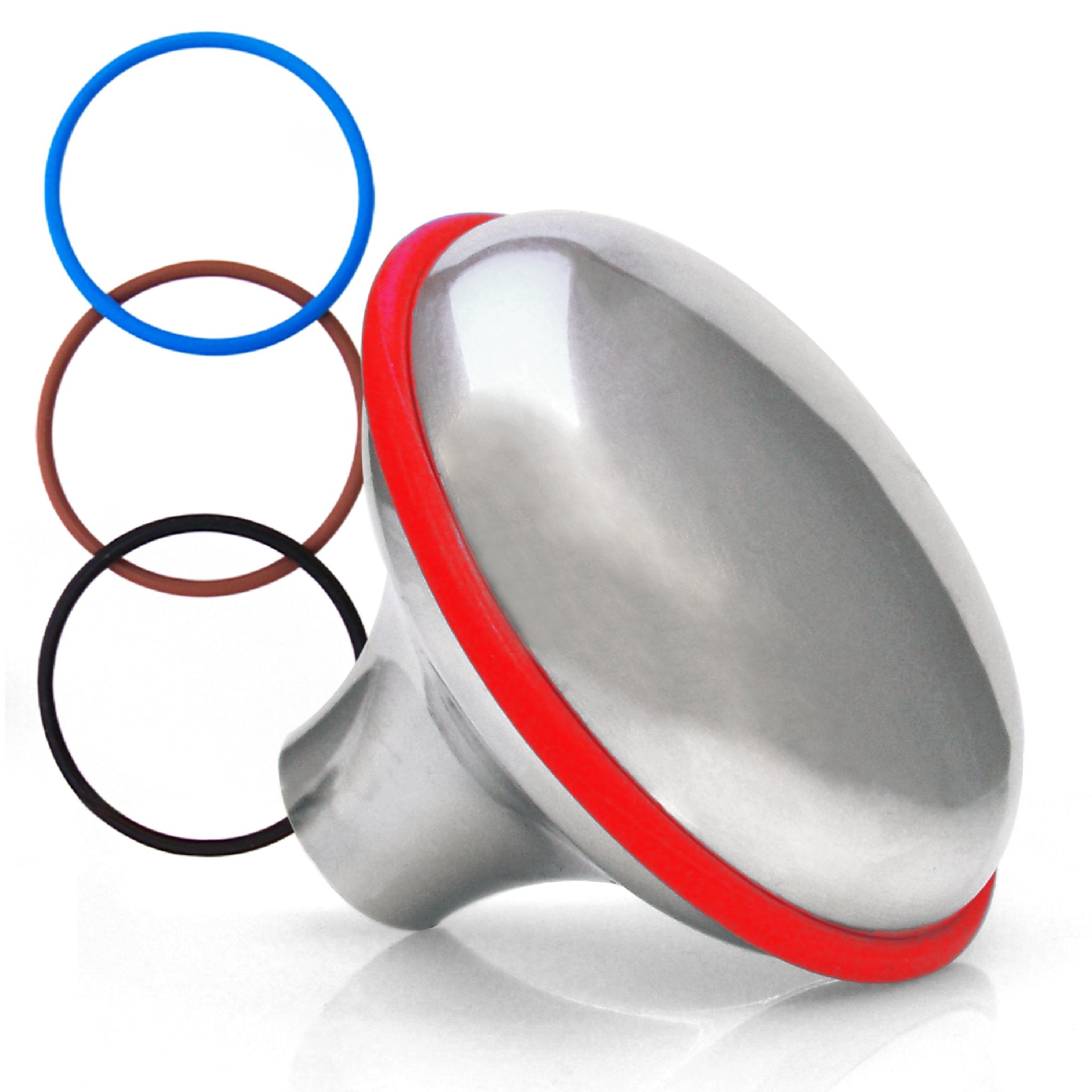 Polished Billet Aluminum Nostalgic Custom Shift Knob with 4 Color O-Ring Options