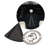 Vertical Shifter or Emergency Brake Boot with Round Trim Ring