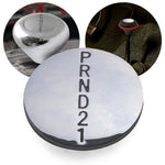 Custom Polished Metal Medallion Insert for Automatic Nostalgic Series Shift Knob