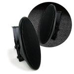 Oval Billet Floor Mount Gas Pedal Assembly Chrome Plated with Non-Slip Rubber