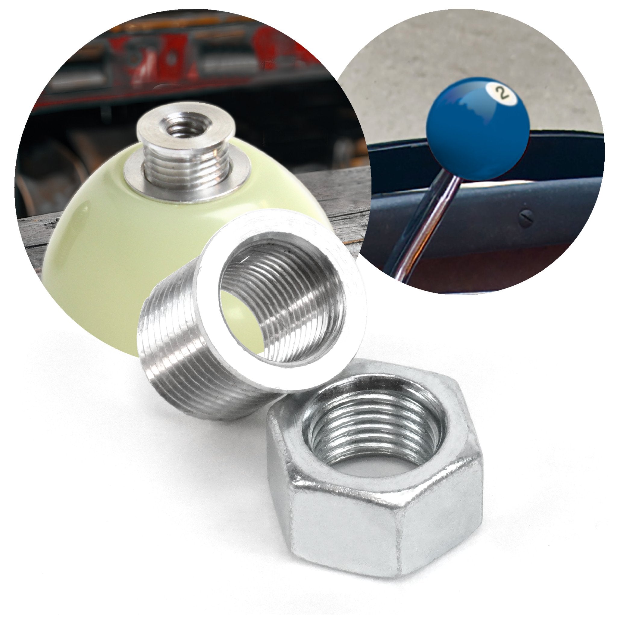 Shift Knob Threaded Adapter Factory Fit