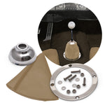 Vertical Shifter or Emergency Brake Boot with Trim Ring and Cap