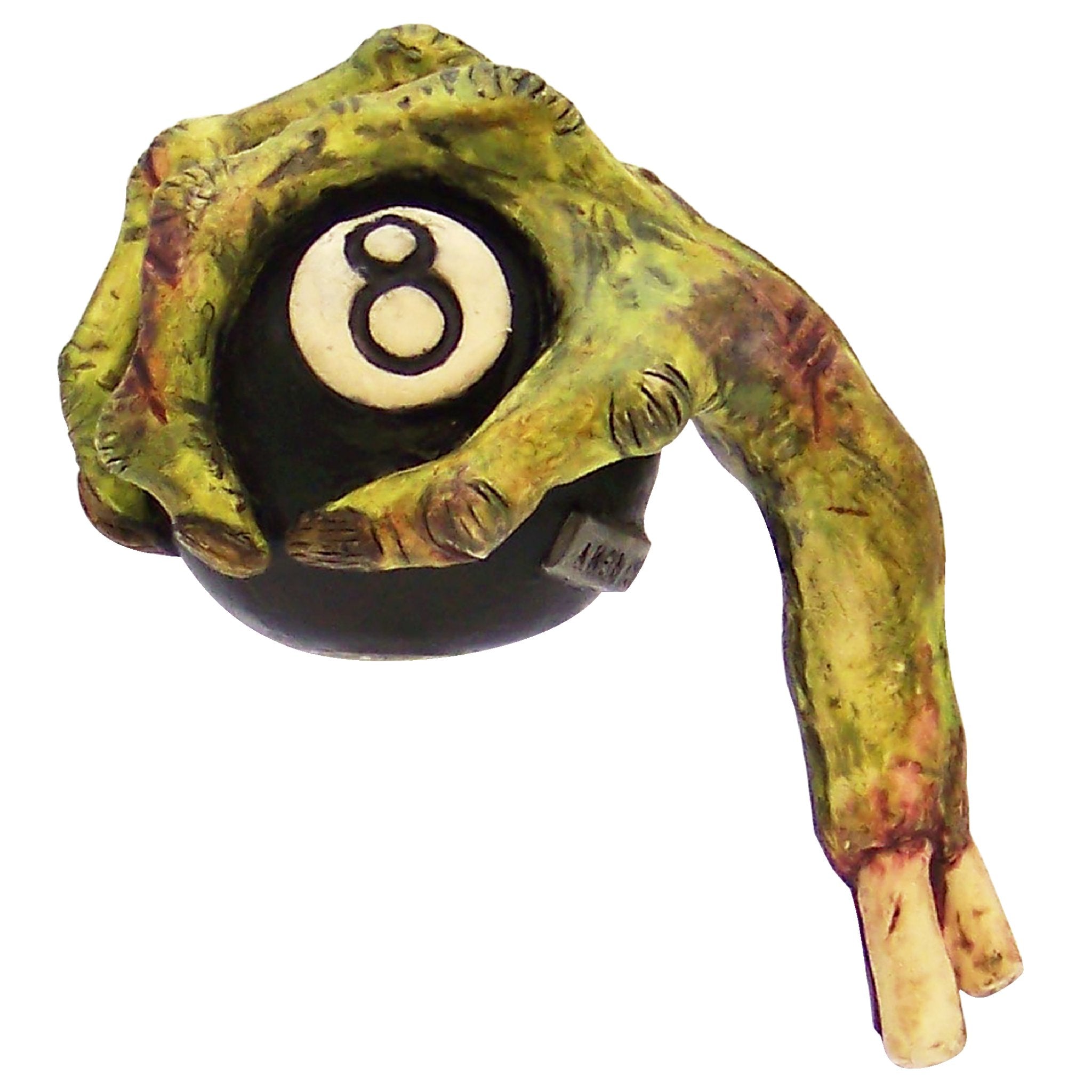 Grippy 8 Ball Zombie Hand Custom Shift Knob Handcrafted Limited Edition Hot Rod