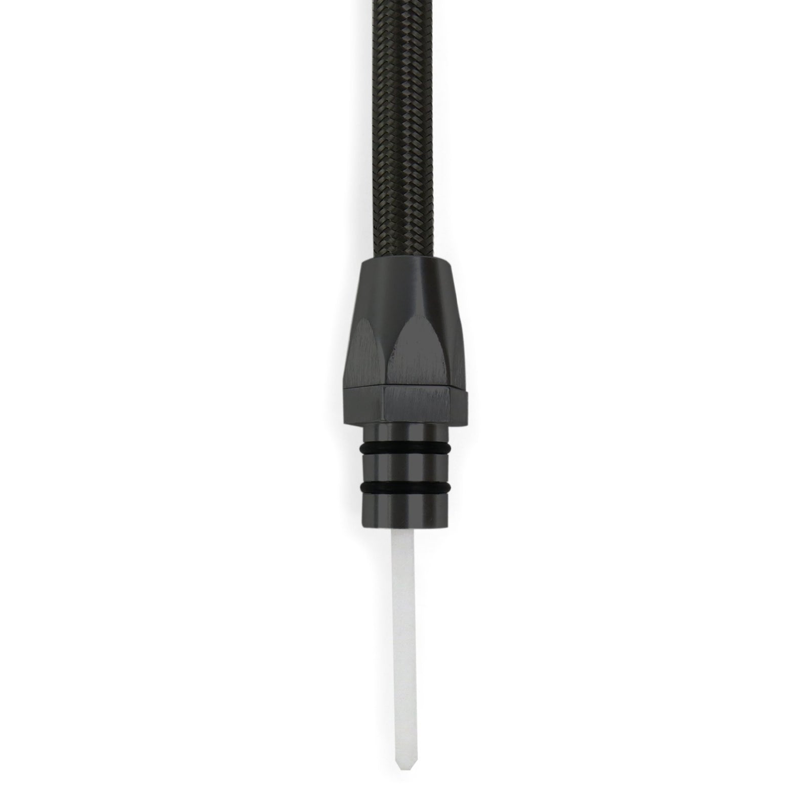 1992-1999 Chevrolet Suburban GM 4L80E BLK Billet / SS Braid Locking Transmission Dipstick Firewall/Trans Mnt v8 , Silverado,  LT, LS, SLT, LX, Cheyenne, SLX, Custom, SLE, K2500 Suburban, C1500 Suburban, K1500 Suburban, C2500 Suburban, Suburban, Suburban 1