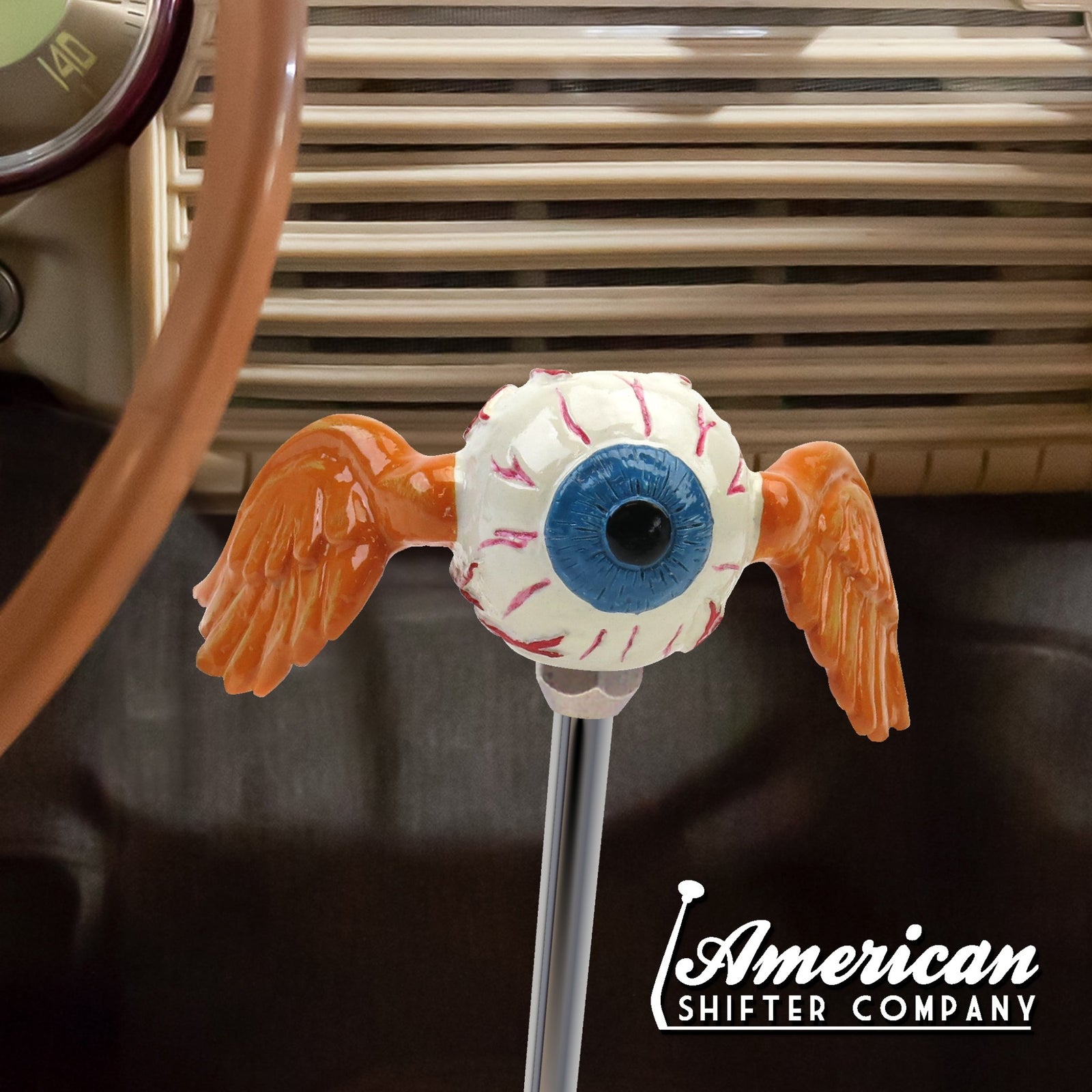 Flying Eye Ball Custom Shift Knob - Handcrafted -Limited Edition- Universal Fit