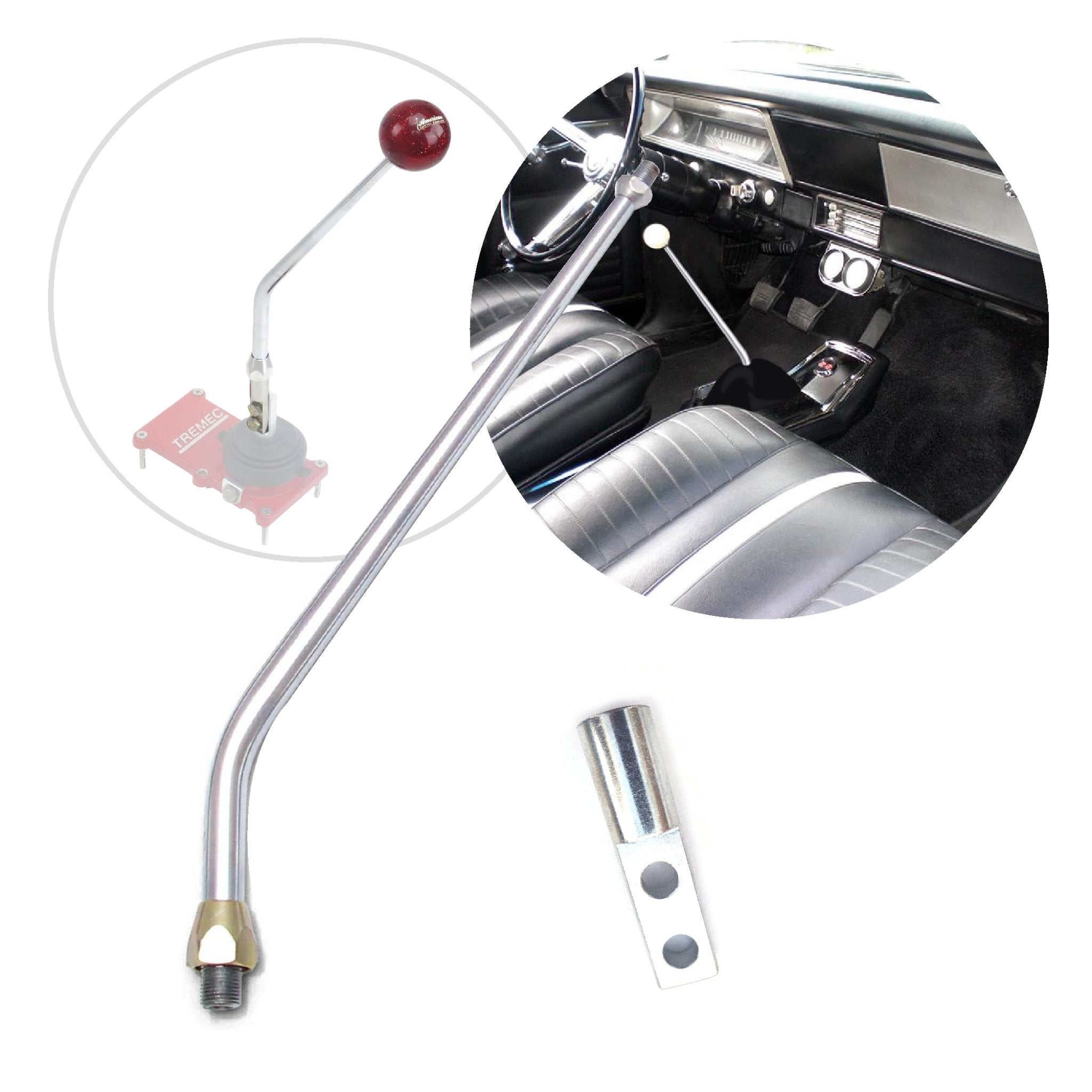 Shifter Lever Arm with Manual TKO Tremec Adapter - Fits 5 & 6 Speed Transmission