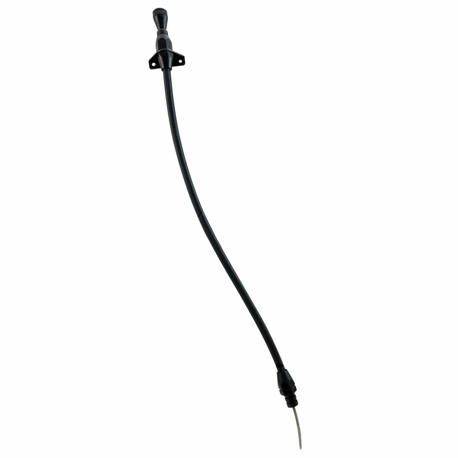 1992-1999 Chevrolet Suburban GM 4L80E BLK Billet / SS Braid Locking Transmission Dipstick Firewall/Trans Mnt v8 , Silverado,  LT, LS, SLT, LX, Cheyenne, SLX, Custom, SLE, K2500 Suburban, C1500 Suburban, K1500 Suburban, C2500 Suburban, Suburban, Suburban 1