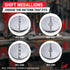 Custom Polished Metal Medallion Insert for Automatic Nostalgic Series Shift Knob