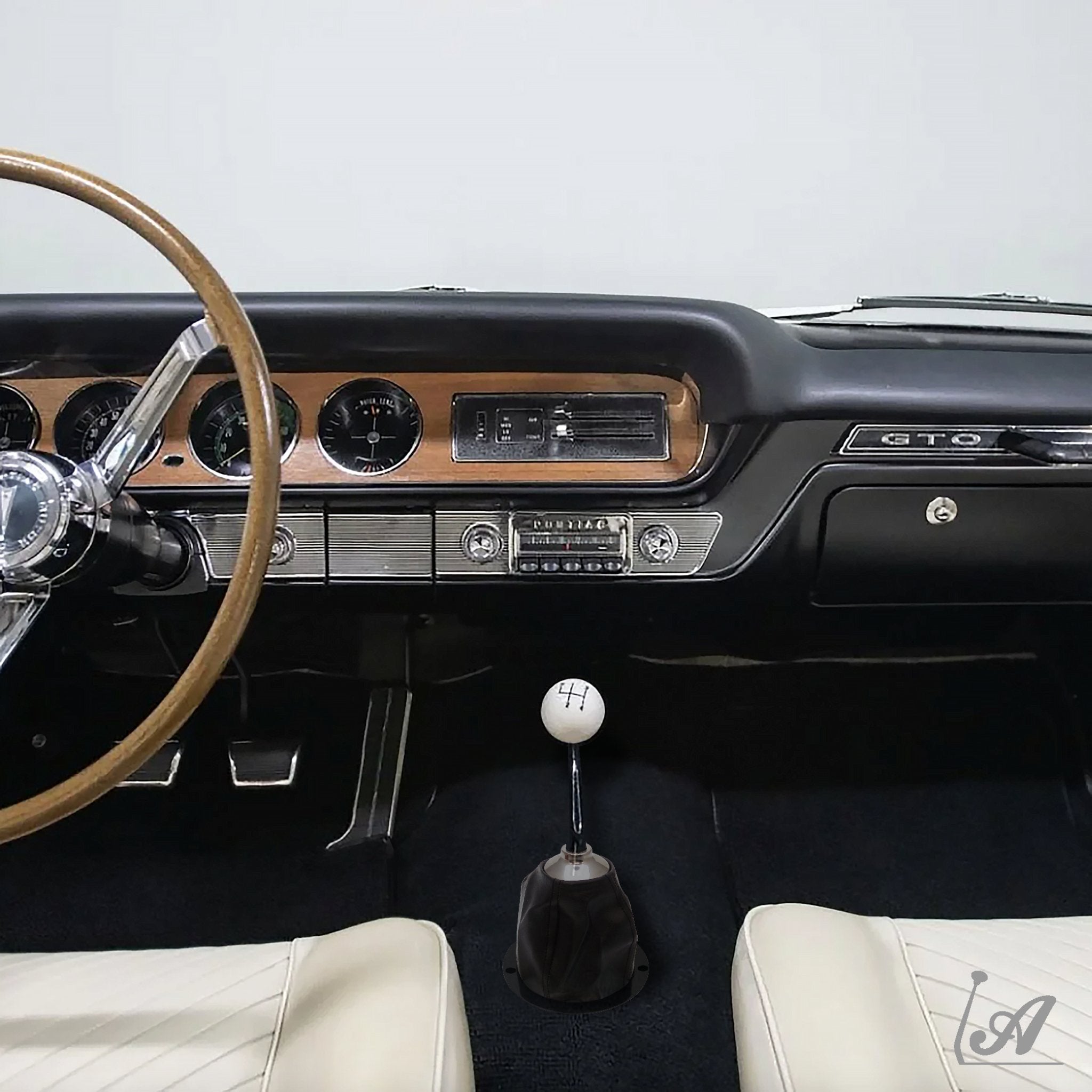 American Shifter Nostalgic Chrome Shift Boot Cap For a Clean and Tidy Interior