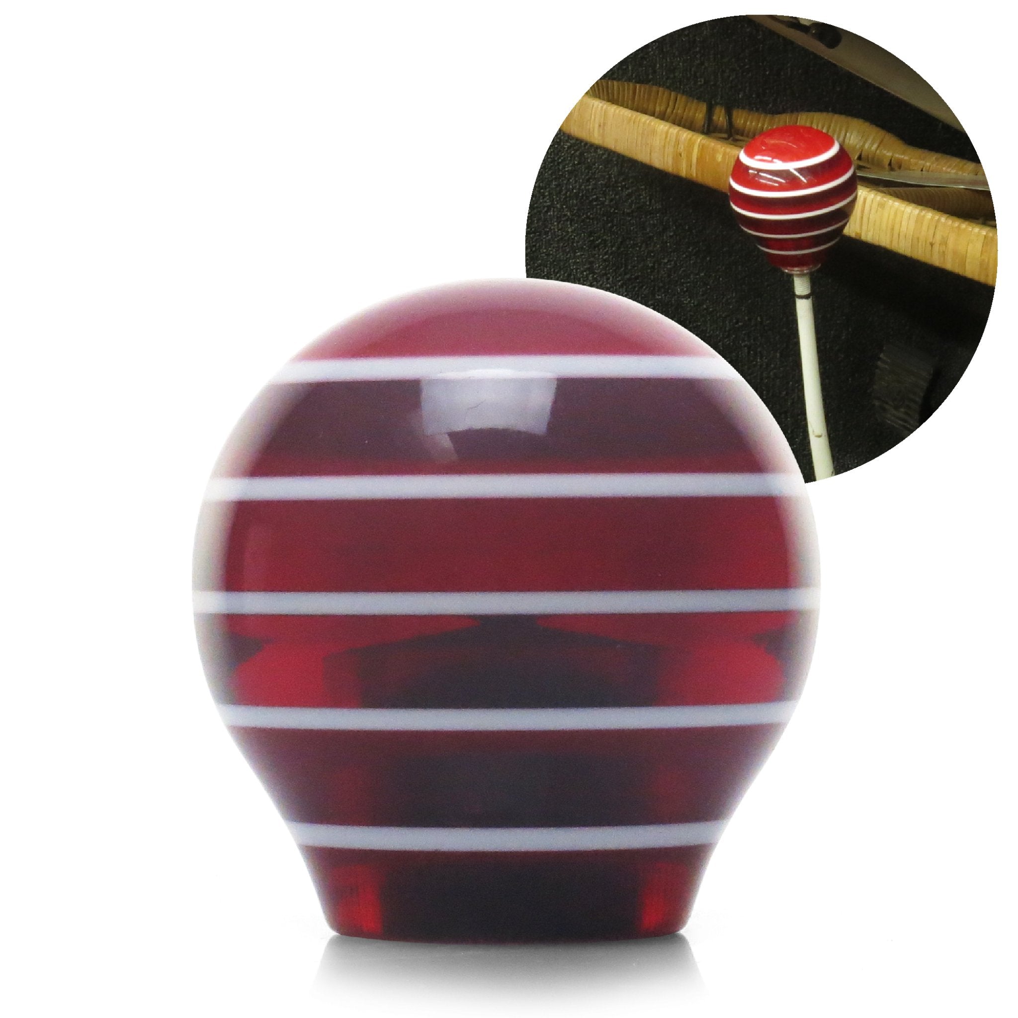 Super Stripe Translucent Custom Shift Knob with Candy-Like Appearance ...