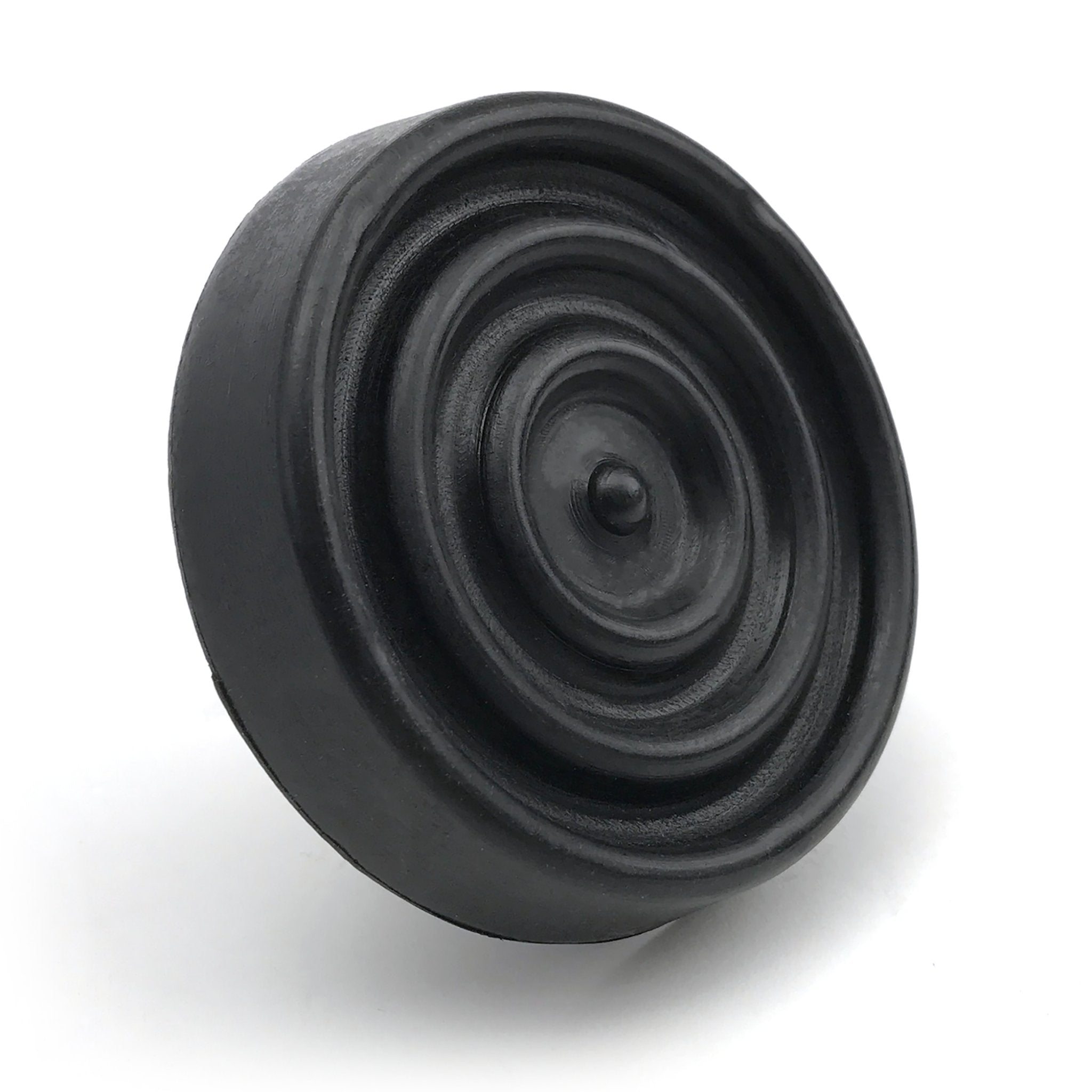1901-1902 Isotta Fraschini Runabout round rubber brake pedal pad 3.25 inch dia 1/2 inch mounting stud rat rod Hot Rod