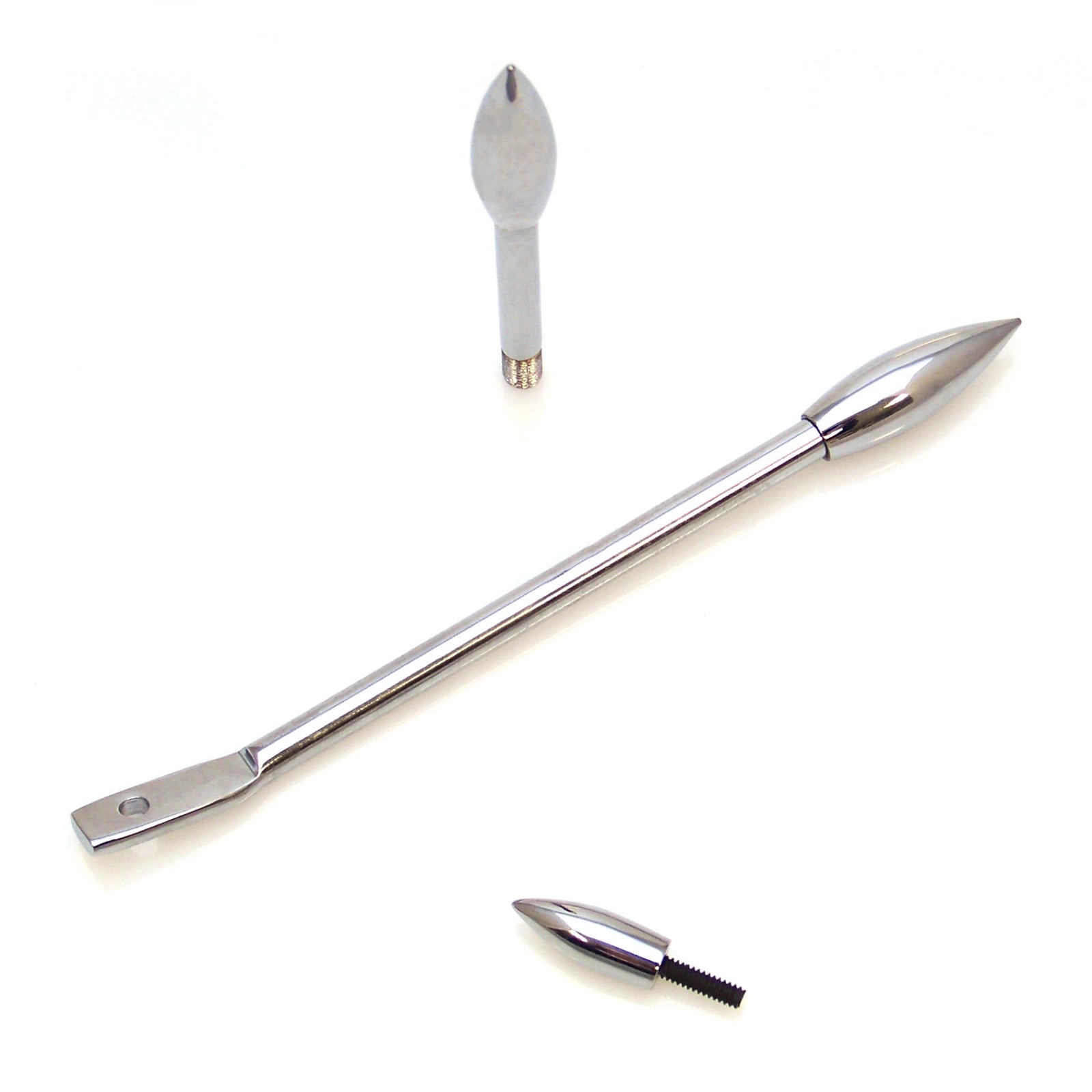 Early GM Billet Aluminum Bullet Column Shifter Dress Up Kit - Levers & Knob