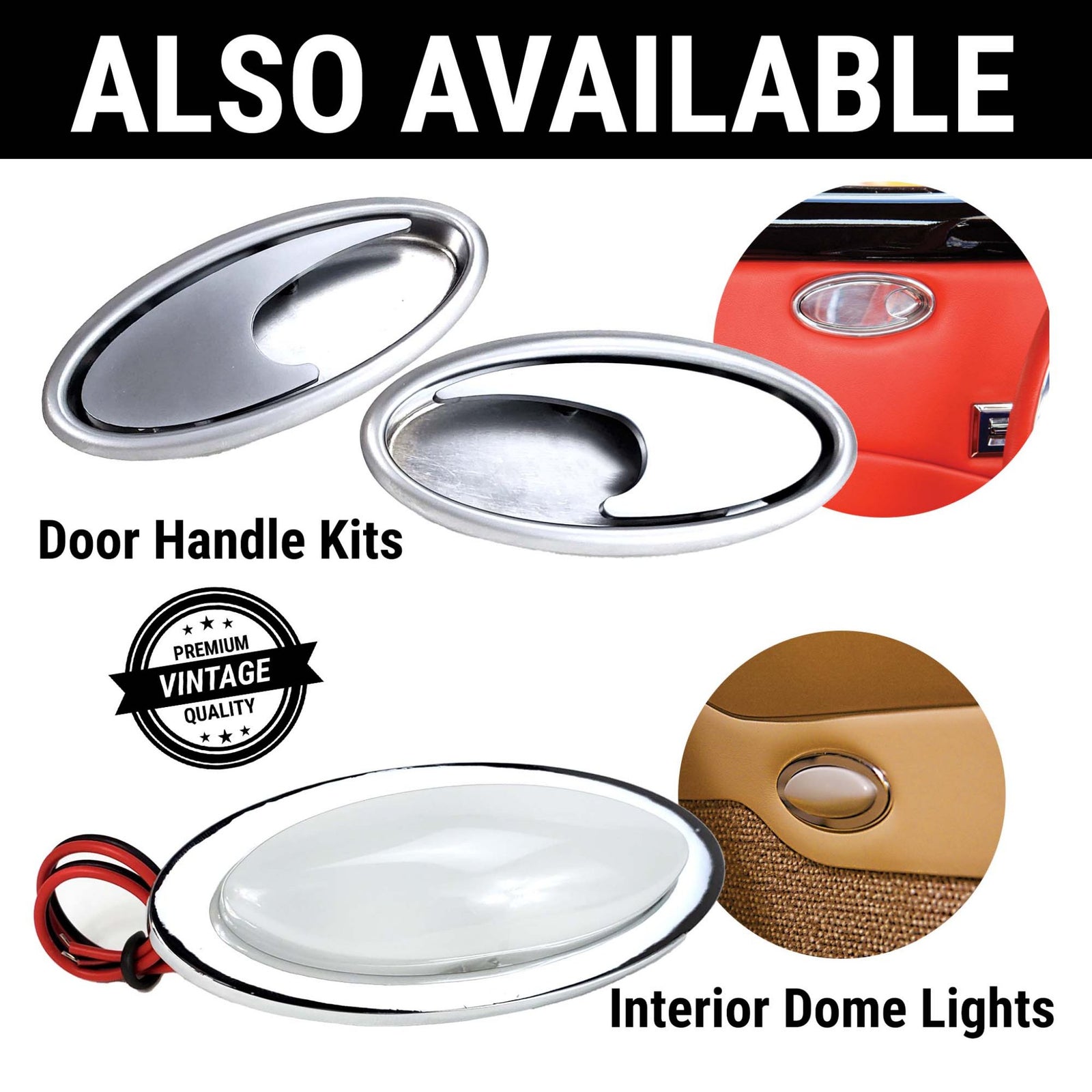 Billet Chrome Oval AC Air Conditioning Heater Dash Vent Universal Hood Louver