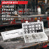2023-Present Renault Espace VI Rally Stripe Round Weighted Shift Knob - 16mm x 1.5 Insert 5 & 6 Speed Pattern Ivory & Red