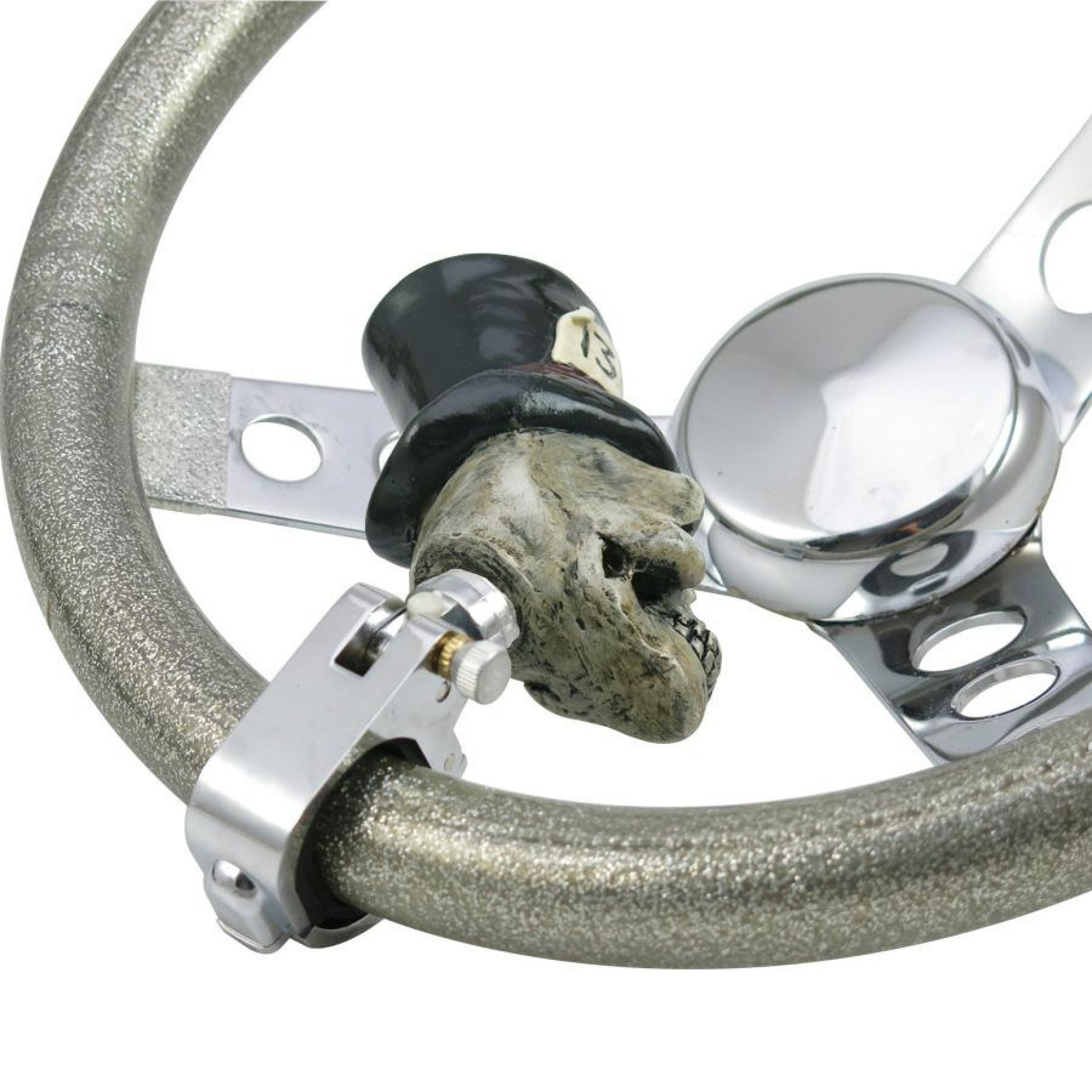 Top Hat Skull Custom 2 Position Suicide Brody Necker Knob for Steering Wheel