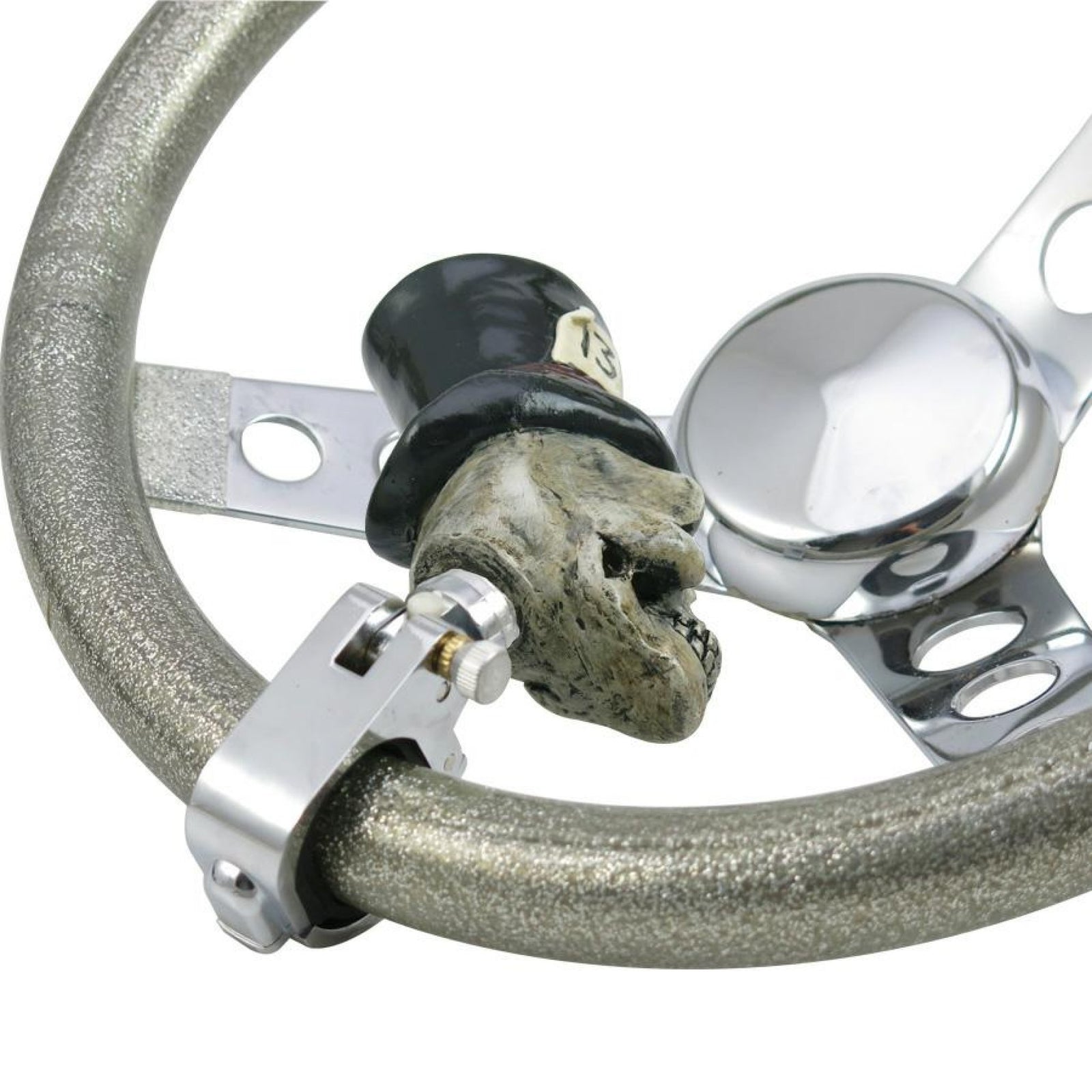 Top Hat Skull Custom 2 Position Suicide Brody Necker Knob for Steering Wheel