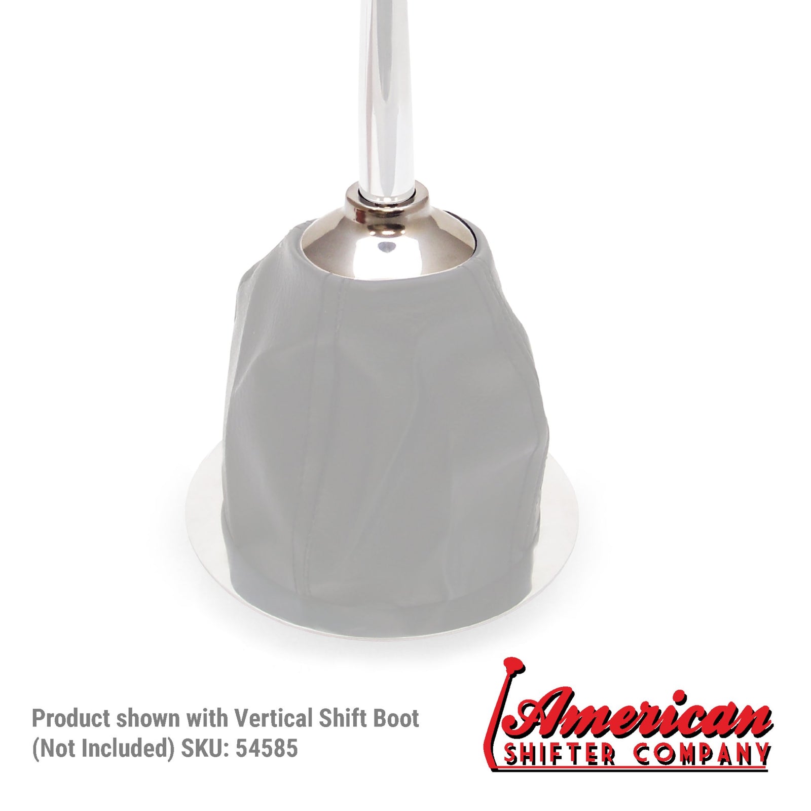 American Shifter Nostalgic Chrome Shift Boot Cap For a Clean and Tidy Interior