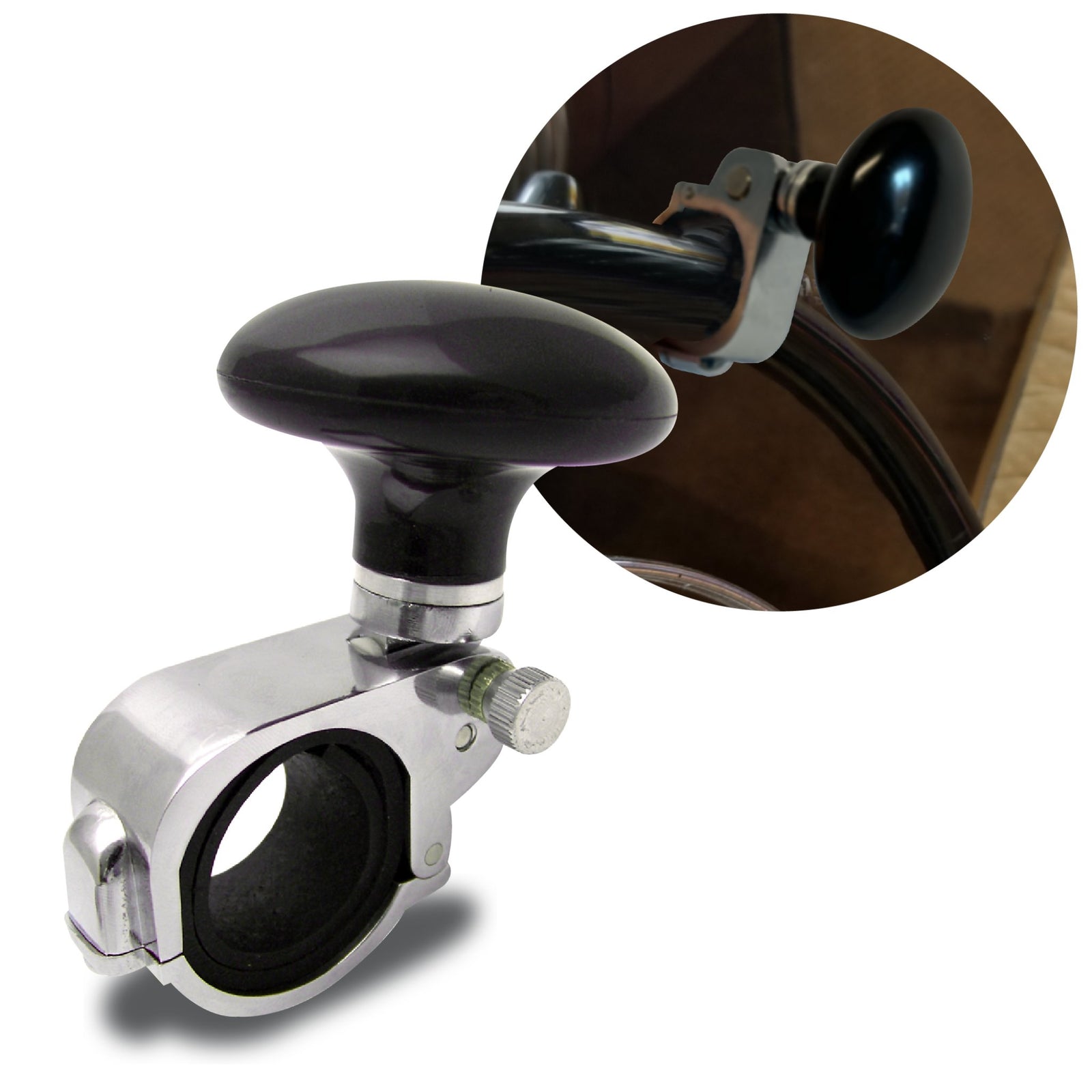 2006-2012 SsangYong Rexton Steering Wheel Deluxe 2 Position Brody Adapter and Knob - M16 x 1.5