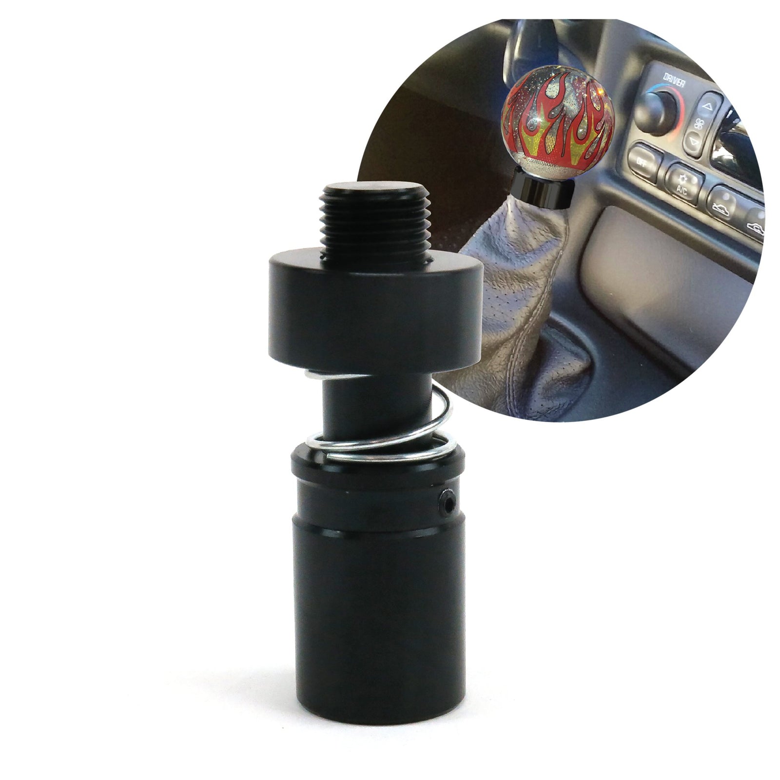Corvette C5 Automatic Transmission Shift Knob Adapter Convert Stock to Custom