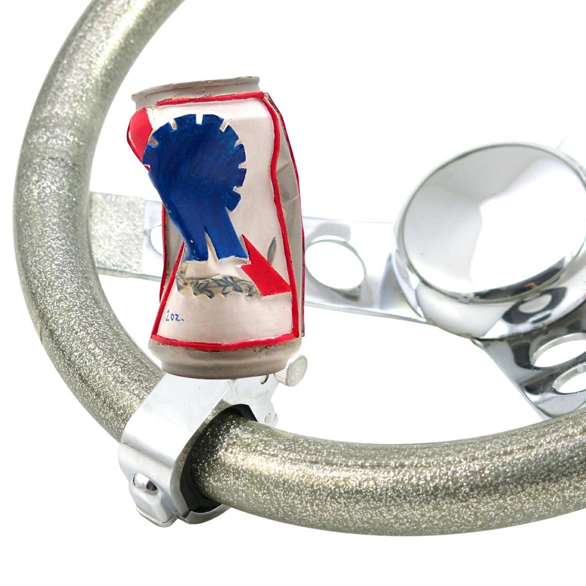 Crushed Beer Can Custom 2 Position Suicide Brody Necker Knob for Steering Wheel