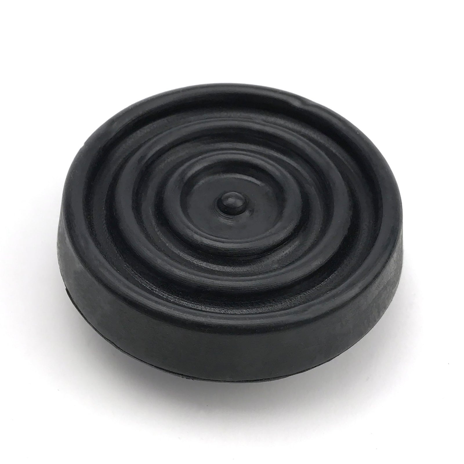 1901-1907 Oldsmobile Curved Dash round rubber brake pedal pad 3.25 inch dia 1/2 inch mounting stud rat rod Hot Rod
