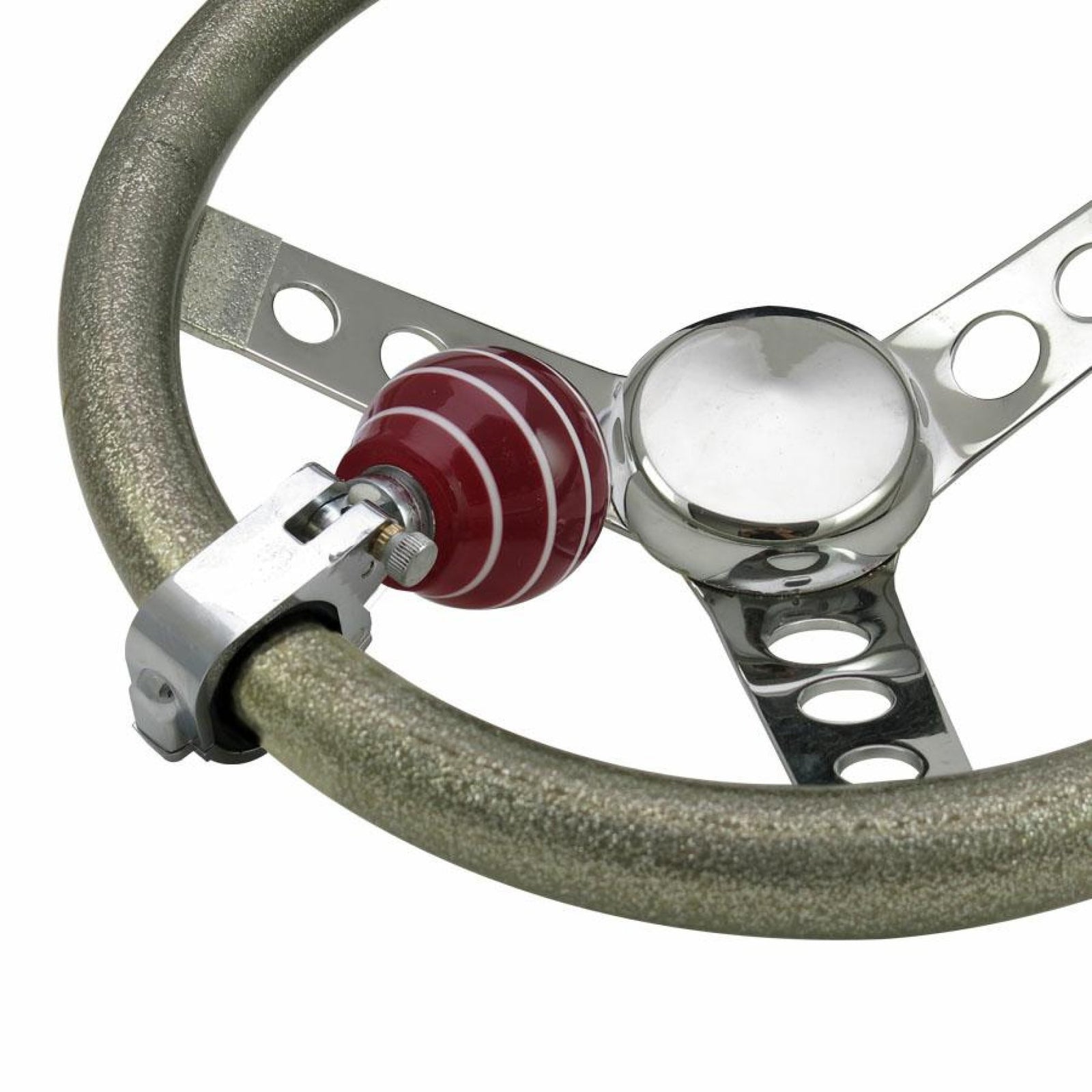 Red Super Stripe Custom 2 Position Suicide Brody Necker Knob  for Steering Wheel