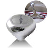 Polished Aluminum Automatic Nostalgic Custom Shift Knob - Adjustable Push Button