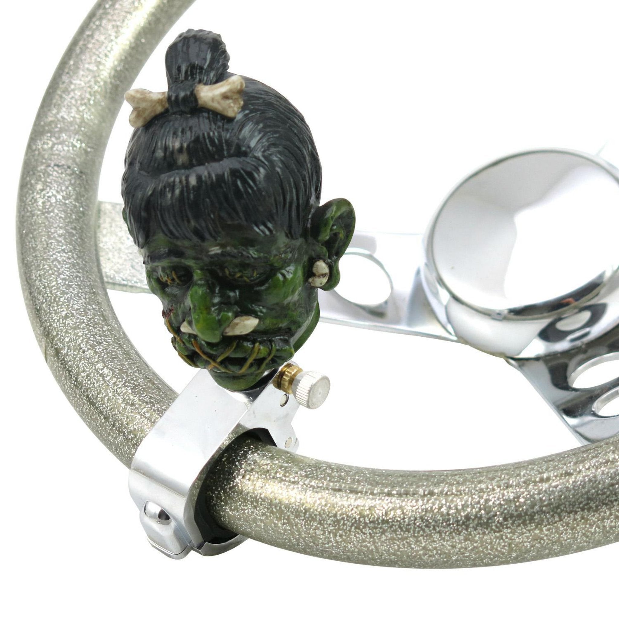 Shrunken Head Custom 2 Position Suicide Brody Necker Knob for Steering Wheel
