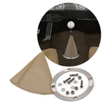 Vertical Shifter or Emergency Brake Boot with Round Trim Ring