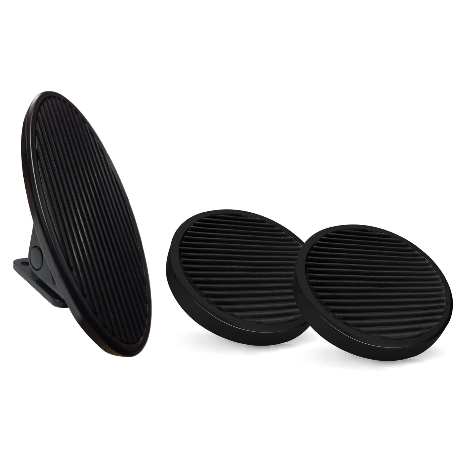 Billet Floor Mount Gas Pedal & 2 Round Brake/Clutch Pedals