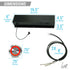 eBRAKE PRO+ Power Remote Mount Emergency Parking Brake Kit With Motor Control