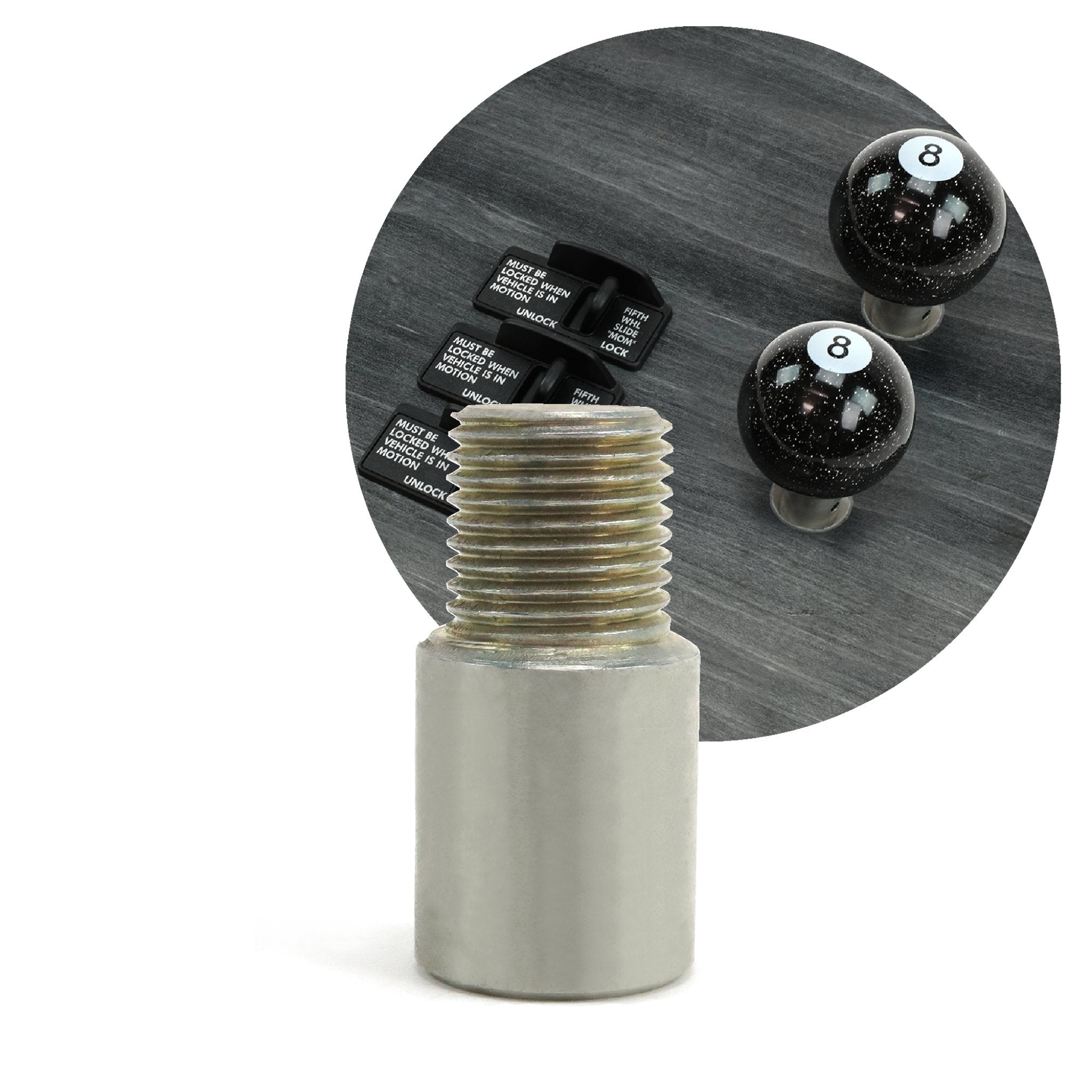 Semi Truck Air Brake Knob Conversion Adapter-Fits Standard M16 Insert Shift Knob