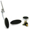 Chromed Billet Firewall Mount Gas Pedal, Lg Oval Brake/Clutch Pedal & Dimmer Pad
