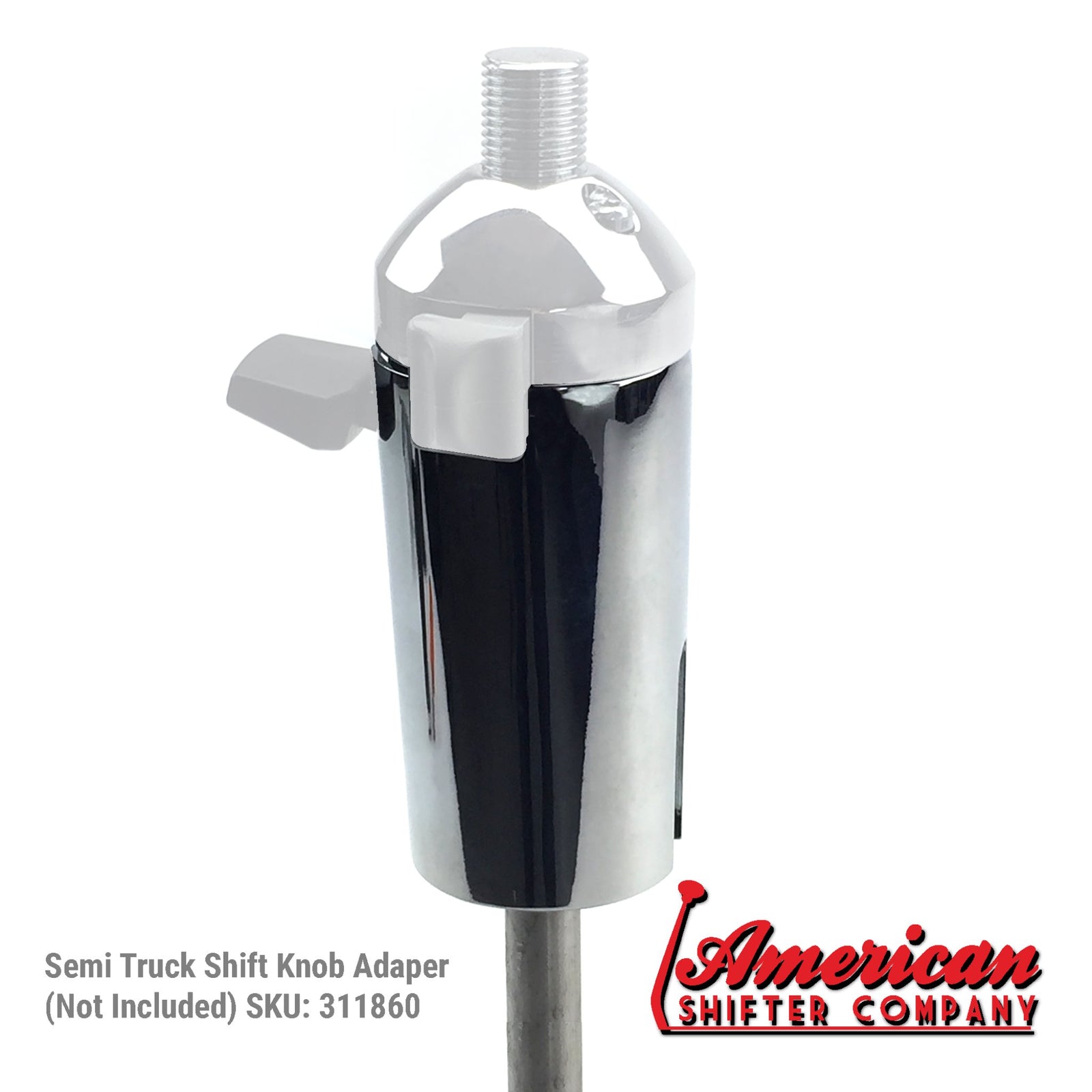 Semi Truck Shift Knob Conversion Adapter Sleeve- Precision Cast Alloy Upgrade
