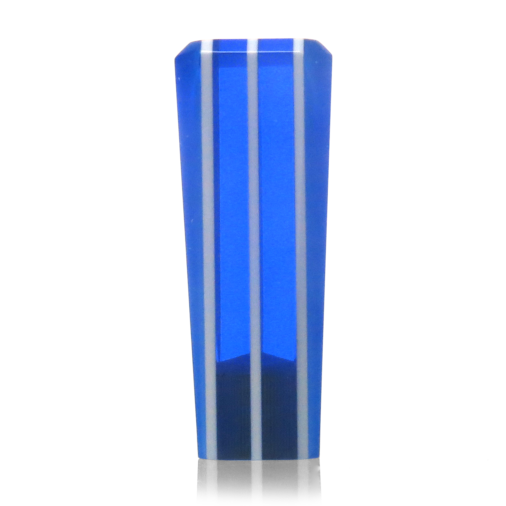 Blue Stripe Stix Translucent Custom Shift Knob Stick Candy-Like Look - Beer Tap