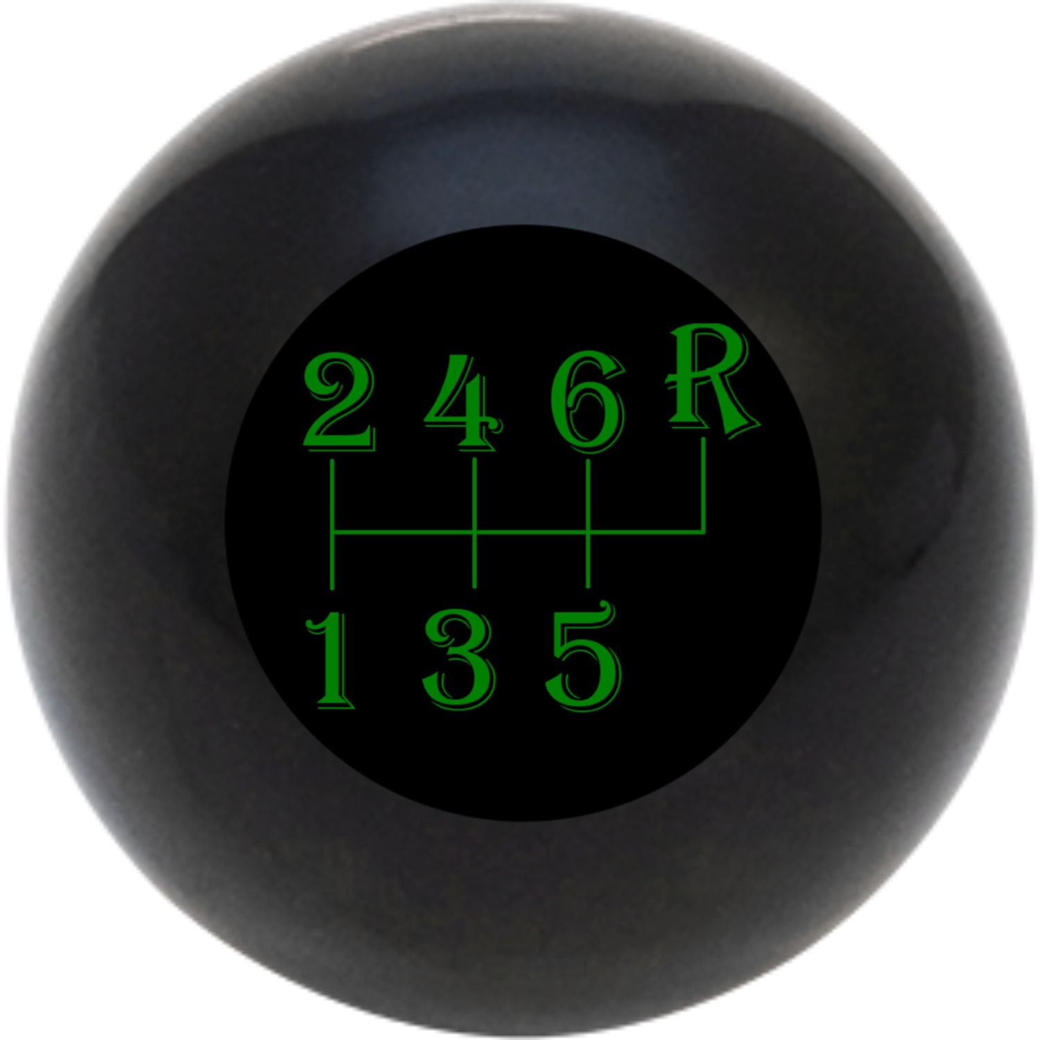 Custom Printed Solid Billiard Pool Cue Ball Shift Knob with Steel M16 x 1.5 Insert 314