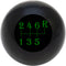 Custom Printed Solid Billiard Pool Cue Ball Shift Knob with Steel M16 x 1.5 Insert 314