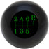 Custom Printed Solid Billiard Pool Cue Ball Shift Knob with Steel M16 x 1.5 Insert 314