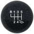Custom Printed Translucent Metal Flake Sparkle Retro Vintage Round Shift Knob with 16mm x 1.5 Insert 253