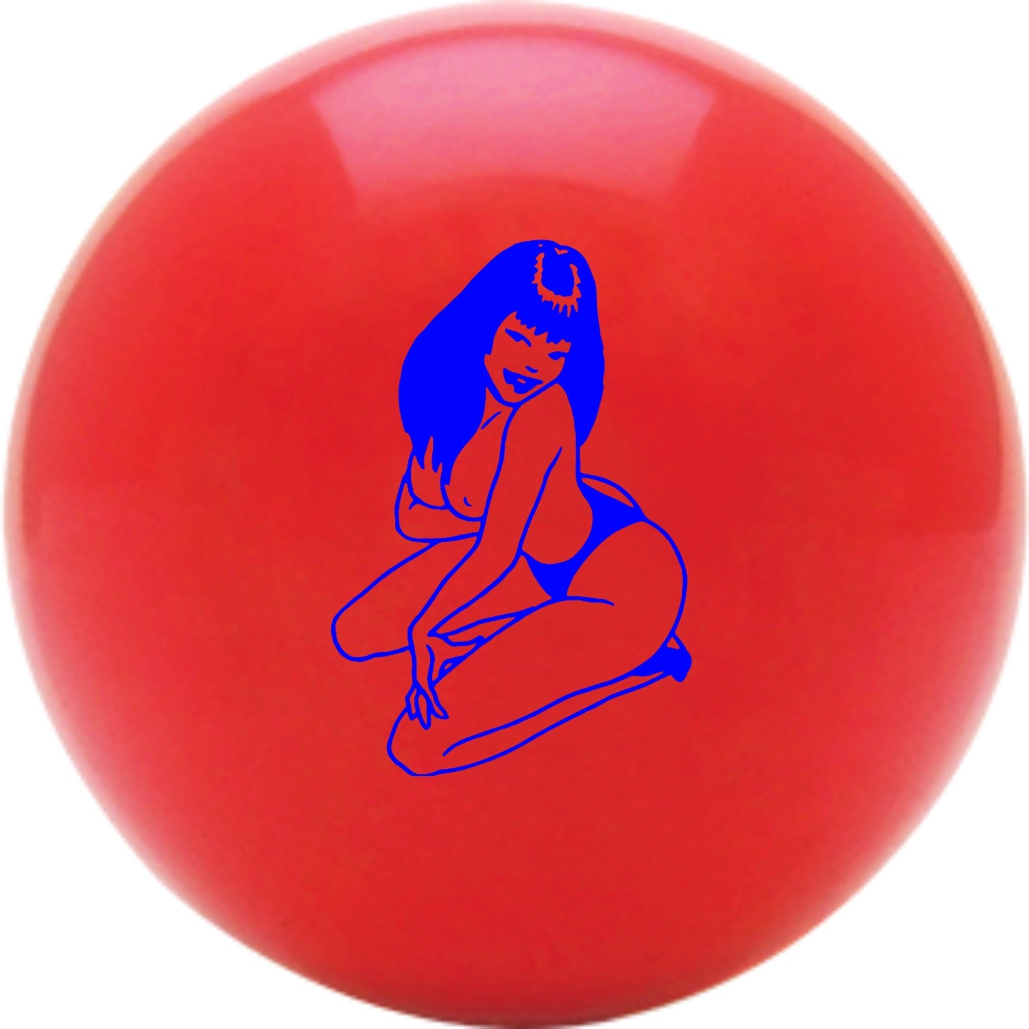 Custom Printed Solid Billiard Pool Cue Ball Shift Knob with Steel M16 x 1.5 Insert 309