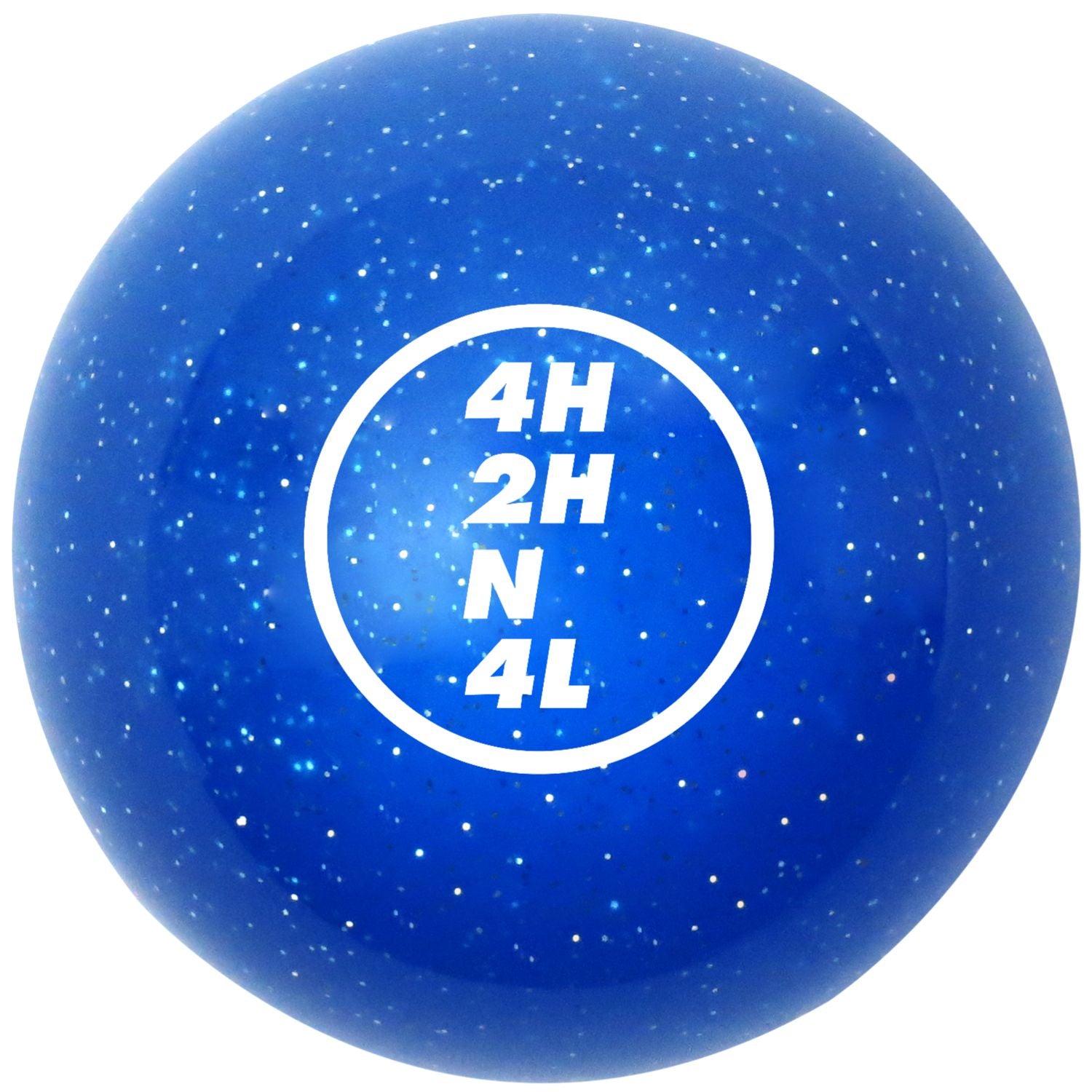 Custom Printed Translucent Metal Flake Sparkle Retro Vintage Round Shift Knob with 16mm x 1.5 Insert 328