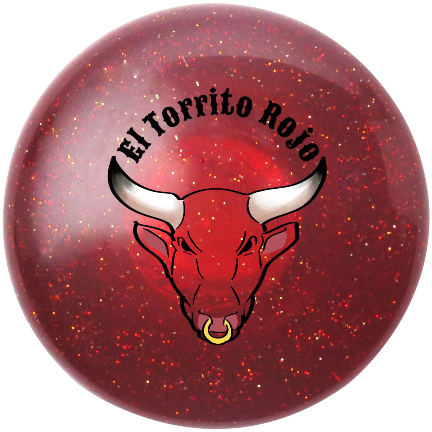 Custom Printed Retro Mushroom Series Custom Shift Knob with M16 x 1.5 Insert 288