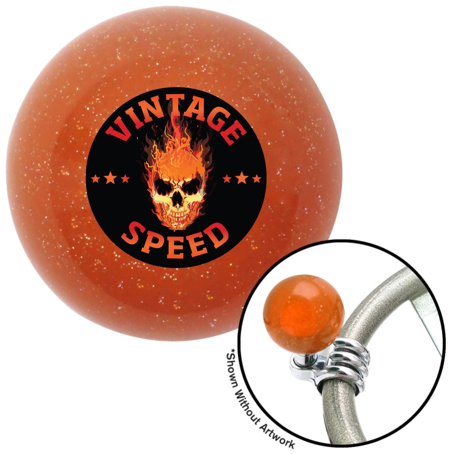 Custom Printed Old Skool Round Metal Flake Custom Adjustable Suicide Brody Steering Knob 300