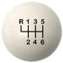 Custom Printed Solid Billiard Pool Cue Ball Shift Knob with Steel M16 x 1.5 Insert 369