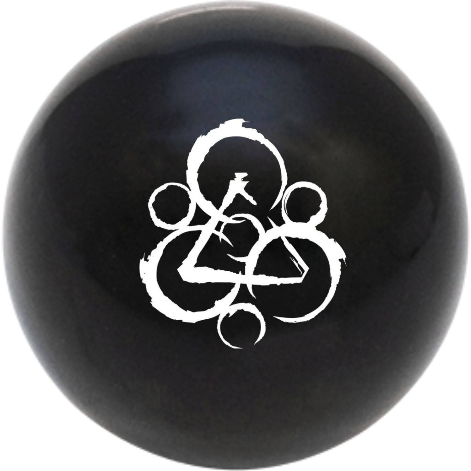 Custom Printed Solid Billiard Pool Cue Ball Shift Knob with Steel M16 x 1.5 Insert 269