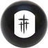 Custom Printed Solid Billiard Pool Cue Ball Shift Knob with Steel M16 x 1.5 Insert 401