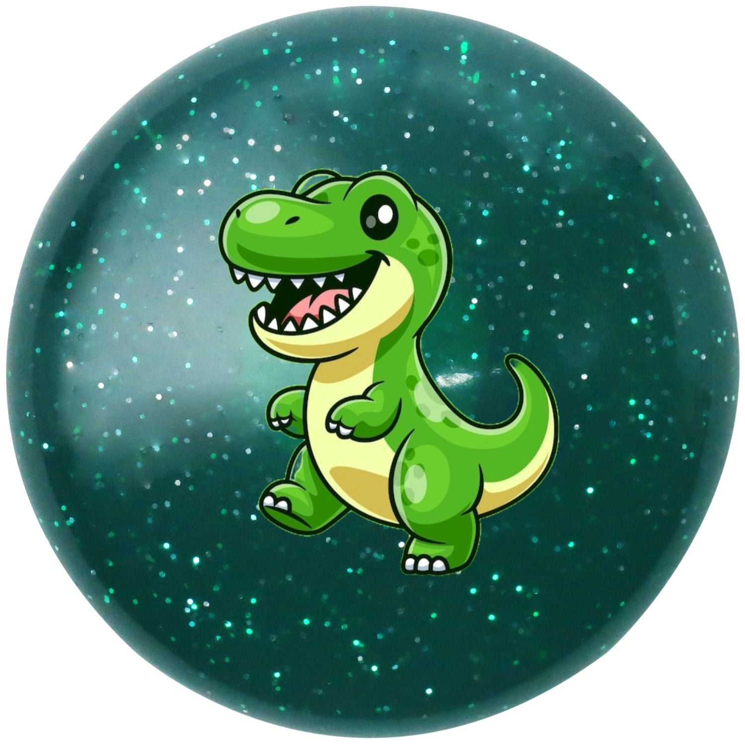 Custom Printed Dinosaur Retro Mushroom Series Custom Shift Knob with M16 x 1.5 Insert 428