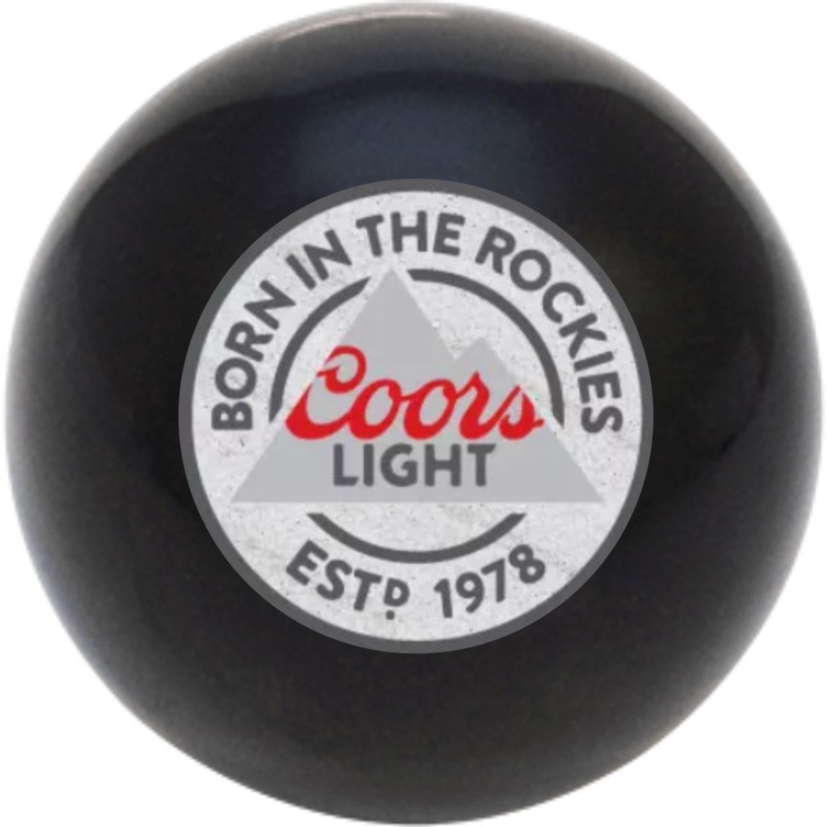 Custom Printed Solid Billiard Pool Cue Ball Shift Knob with Steel M16 x 1.5 Insert 400